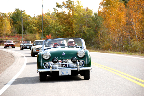 Alex and Sharon McLeod leading us out to Buckhorn, Ontario