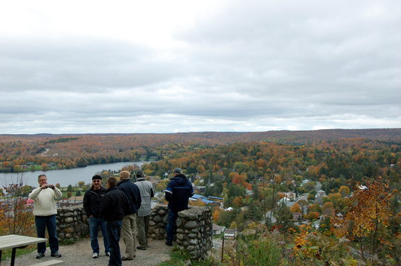 Th lookout above Haliburton, Ontario